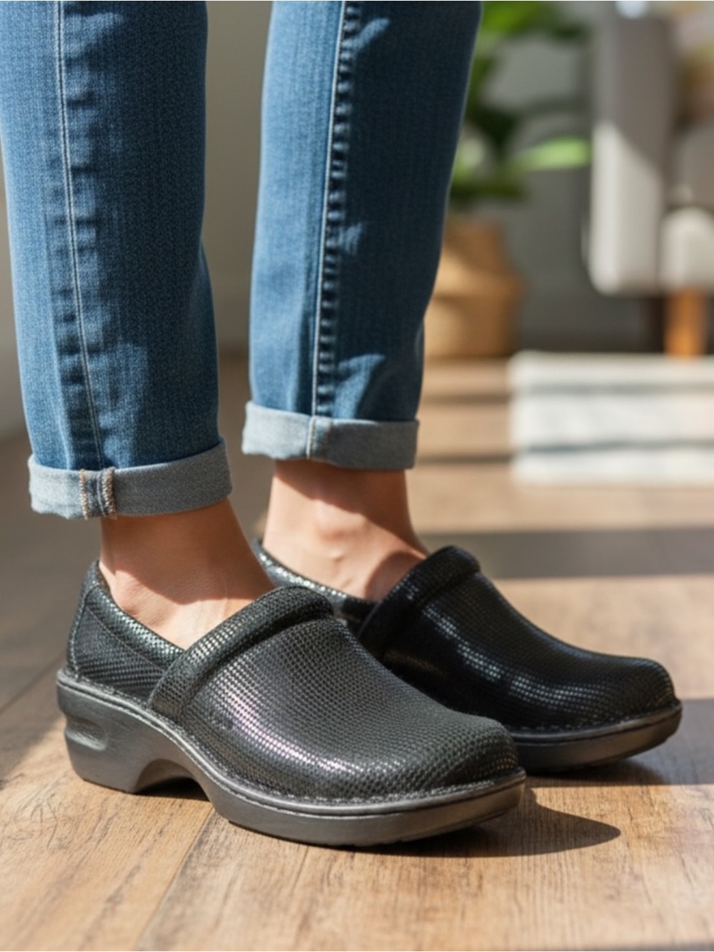 Born Concepts b.o.c. Leather Clogs